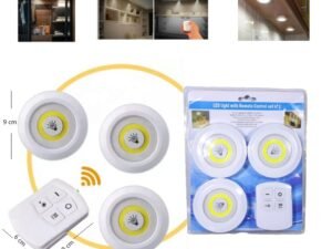 SET DE 3 LUCES CON RECEPTOR PARA ROPERO