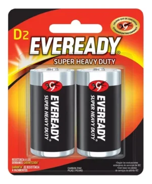 PILAS EVEREADY D2 X2