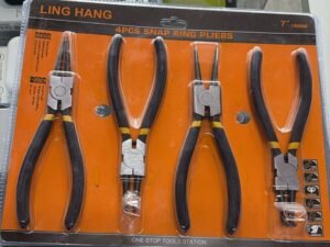 SET 4 PIEZAS PINZAS 7"