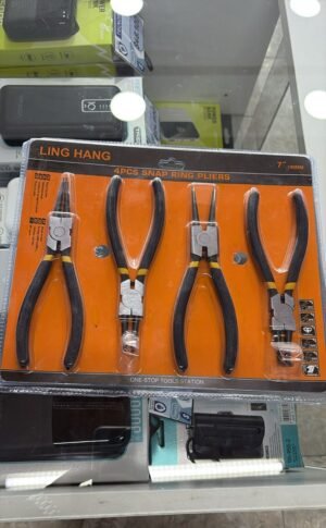 SET 4 PIEZAS PINZAS 7"