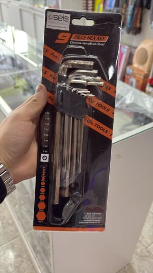SET DE 9 PIEZAS LLAVE L MEDIANO