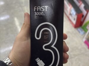 CABLE FAST 3 MTS USB A LIGHTNING