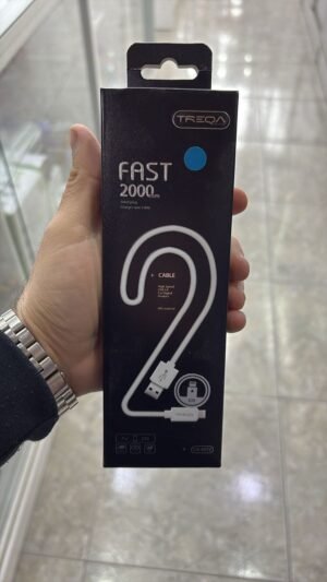 CABLE FAST 2MTS USB A LIGHTNING
