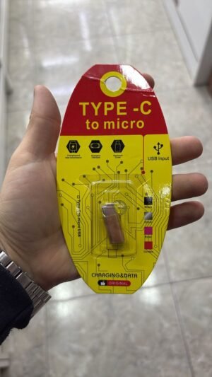 ADAPTADOR TIPO C CON ENTRADA MICRO