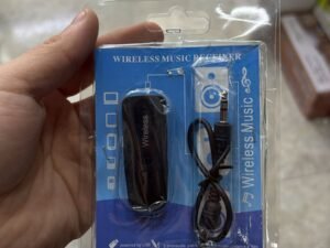 RECEPTOR BLUETOOTH C/CABLE AUX