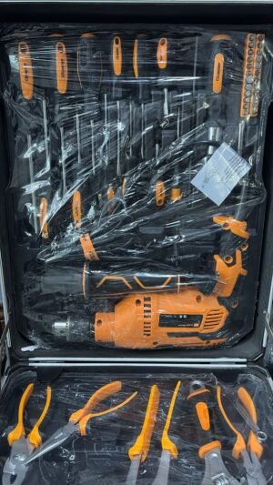 VALIJA DE HERRAMIENTAS VARIAS + TALADRO PERCUTOR