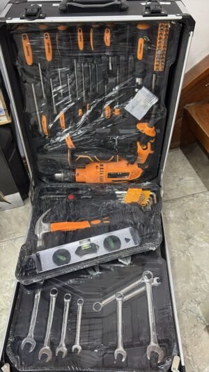 VALIJA DE HERRAMIENTAS VARIAS + TALADRO PERCUTOR