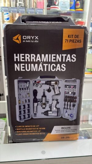 HERRAMIENTAS NEUMATICAS 71 PIEZAS