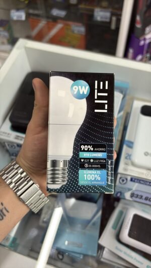 FOCO COMUN 9W LUZ CALIDA