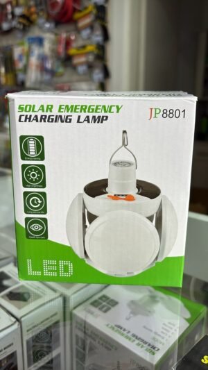 LAMPARA SOLAR RECARGABLE CON GANCHO