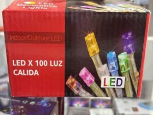 LUZ CALIDA NAVIDEÑA X100 12X6X8