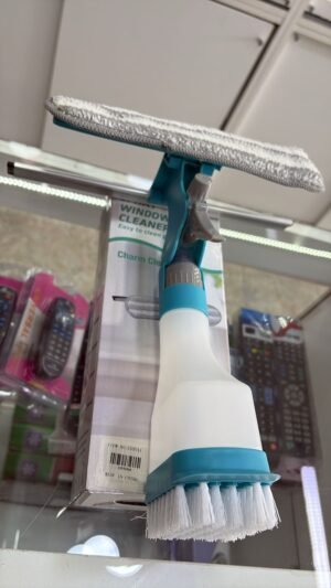 LIMPIA VIDRIOS CON SPRAY Y SECADOR