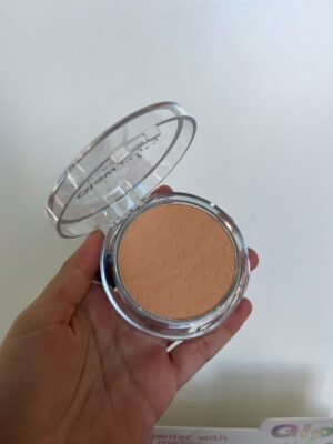 polvo compacto con esponjita