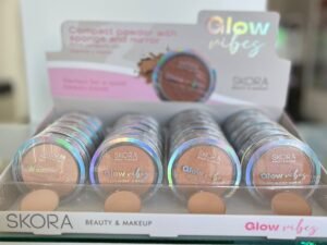 polvo compacto con esponjita