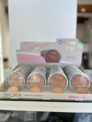 polvo compacto con esponjita