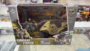 JUGUETE SET MILITAR CON MOTO Y ACCESORIOS