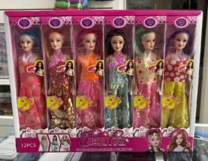 MUÑECAS CON VESTIDO DIFERENTES MODELOS