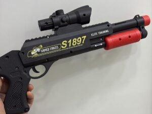 ESCOPETA RECORTADA LANZA BOLITAS DE HIDROGEL