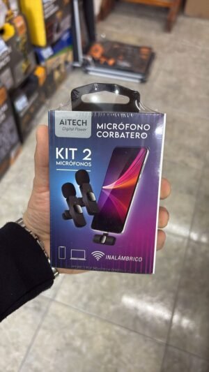 MICROFONOS CORBATEROS X2 UNIDADES ADAPTADOR ENTRADA C Y LIGHTNING