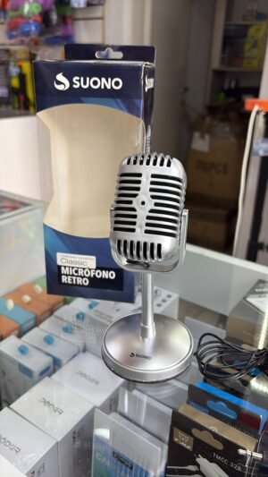 MICROFONO RETRO ENTRADA AUXILIAR SUONO