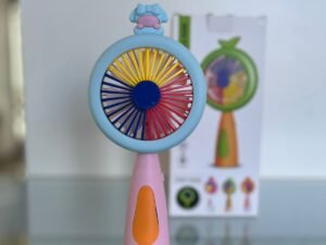 mini ventilador con luz led