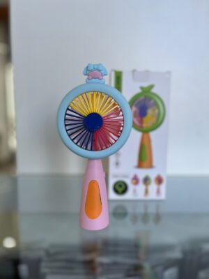 mini ventilador con luz led
