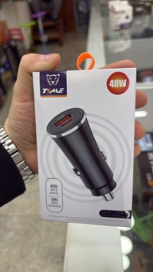 CARGADOR PARA AUTO 1 USB 48W TIME