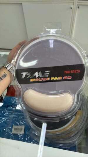 MOUSE PAD REDONDO CON ALMOHADILLA PARA MUÑECA