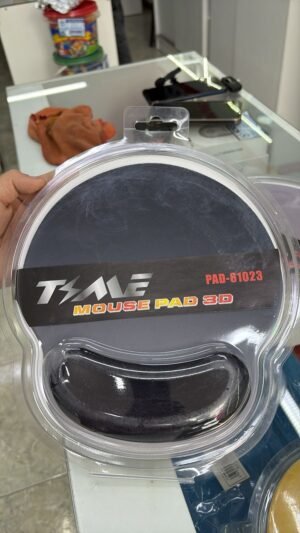 MOUSE PAD REDONDO CON ALMOHADILLA PARA MUÑECA