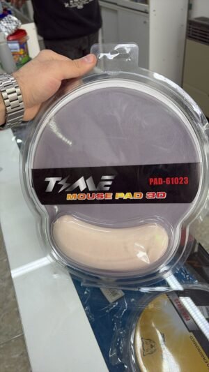 MOUSE PAD REDONDO CON ALMOHADILLA PARA MUÑECA