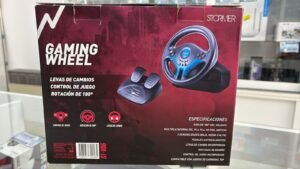 VOLANTE GAMING CON PEDALES Y CAMBIOS NOGA