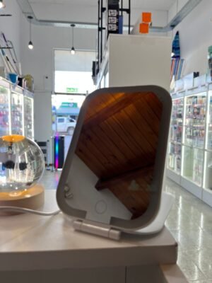 espejo estuche con luz led