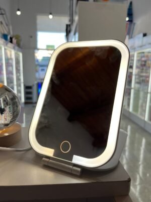 espejo estuche con luz led