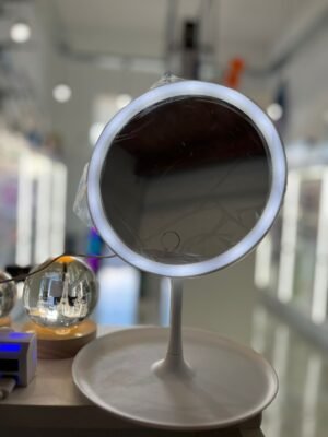 espejo redondo luz led