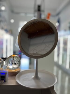 espejo redondo luz led