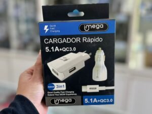 CARGADOR RAPIDO 3 EN 1 IMEGA