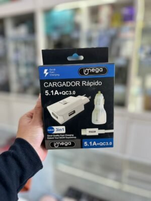 CARGADOR RAPIDO 3 EN 1 IMEGA