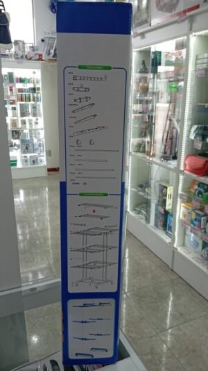 TENDER Y ORGANIZADOR DE ROPA VERTICAL CON 3 PISOS