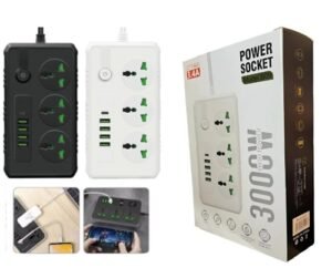 ZAPATILLA 3000W 4USB + 3 TOMAS + 1 TIPO C