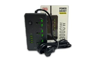 ZAPATILLA 3000W 4USB + 3 TOMAS + 1 TIPO C