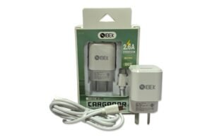 CARGADOR IBEK 2.6A FICHA MICRO