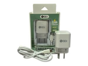 IB-2601 CARGADOR IBEK 2.6A FICHA MICRO