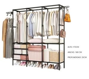 NF-6602-3 ROPERO ORGANIZADOR CON PERCHERO