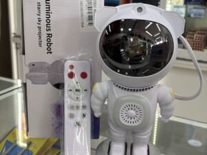 PROYECTOR ASTRONAUTA CON PARLANTE COLORES ( GRANDE )
