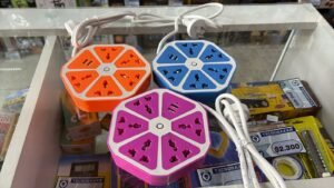 ALARGUE HEXAGONAL 5 TOMAS + 2 USB