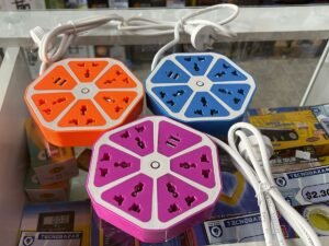 ALARGUE HEXAGONAL 5 TOMAS + 2 USB