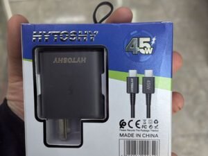 CARGADOR HYTOSHY 45W CARGA ULTRA RAPIDA FICHA C A C