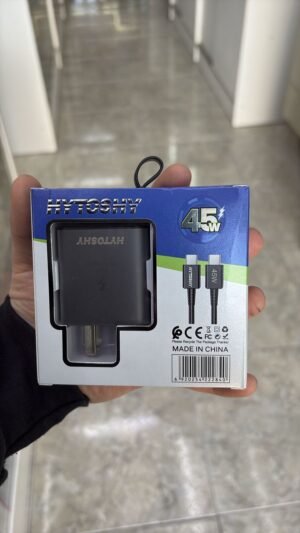 CARGADOR HYTOSHY 45W CARGA ULTRA RAPIDA FICHA C A C