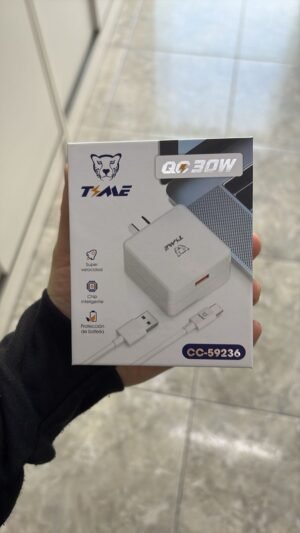 CARGADOR TIME 30W USB A FICHA C