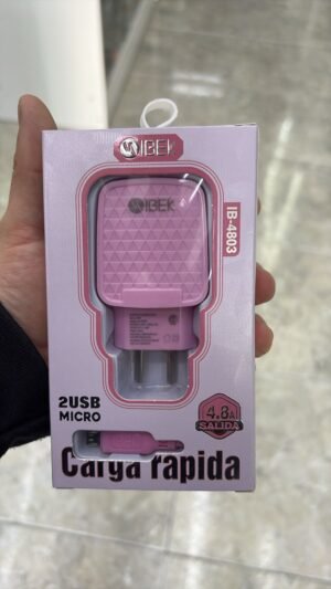 CARGADOR IBEK CARGA RAPIDA ( FICHA MICRO )